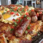 easy crispy sheet pan breakfast - featured image