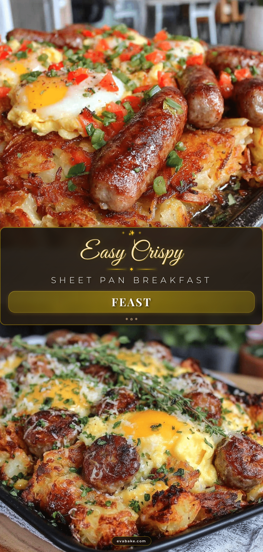 easy crispy sheet pan breakfast recipe