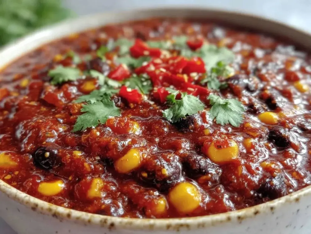 easy hearty crockpot taco soup - featured image