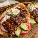 easy juicy homemade gyros - featured image