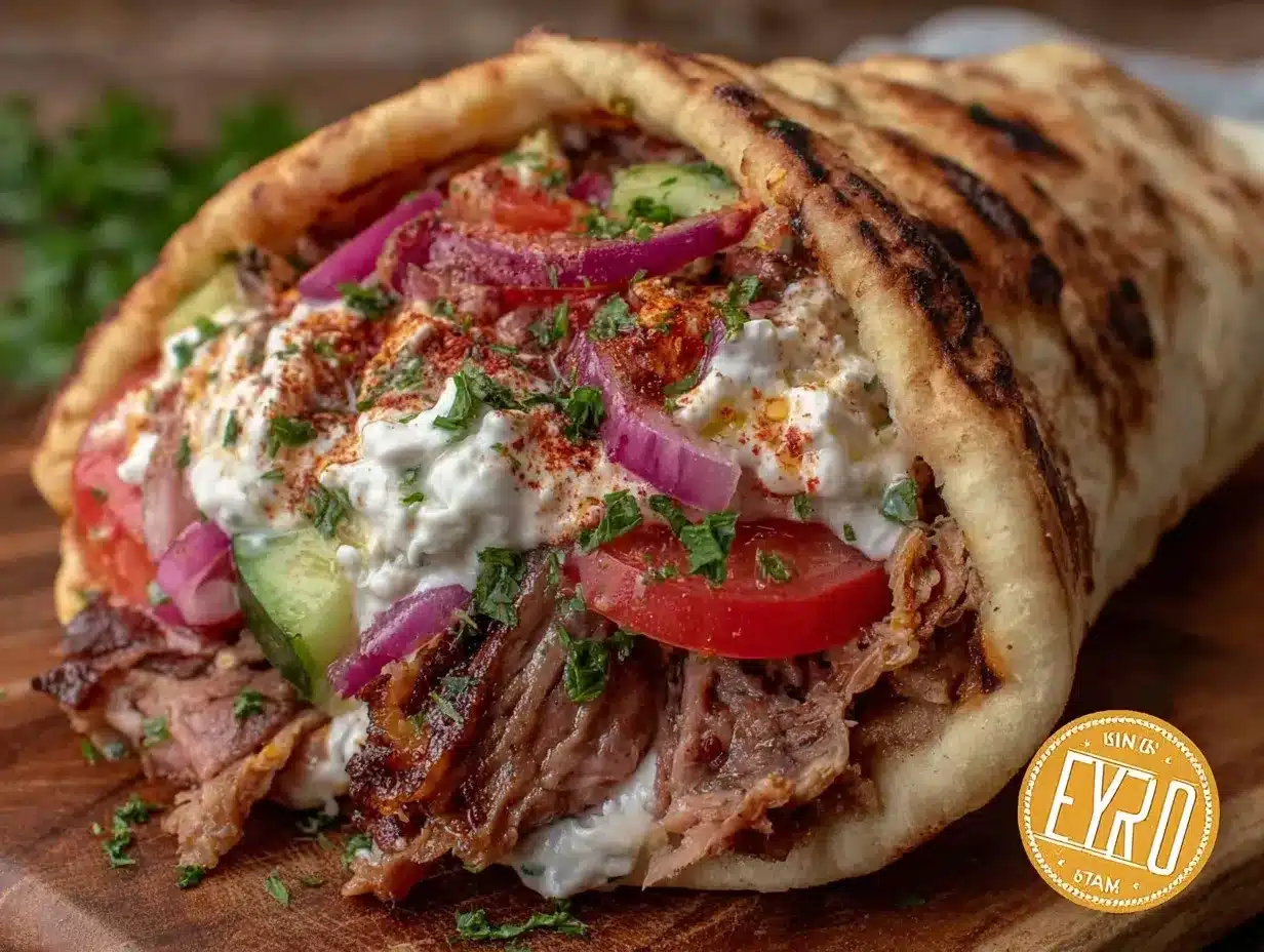 easy juicy homemade gyros preparation steps