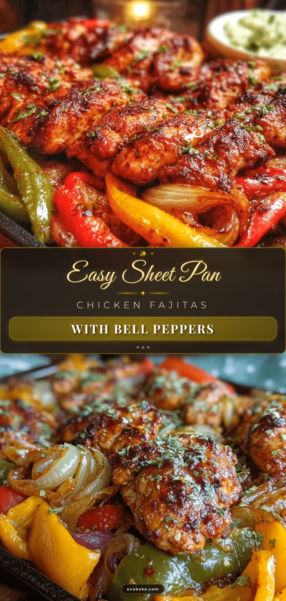 easy sheet pan chicken fajitas recipe