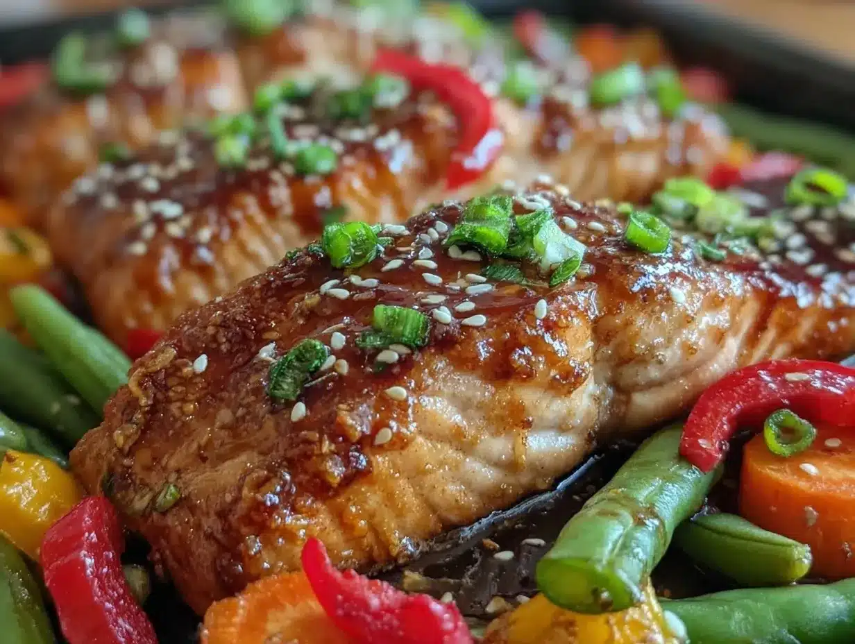 easy sheet pan teriyaki salmon preparation steps