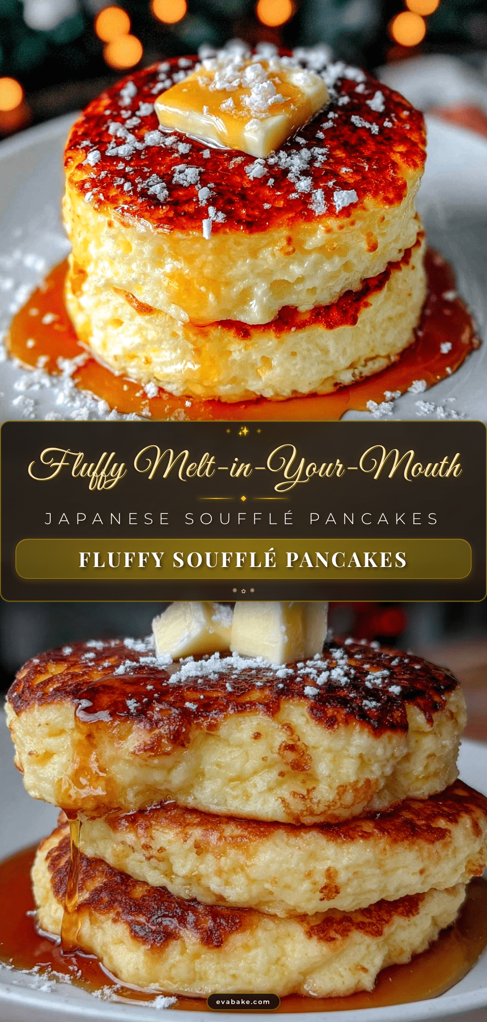 fluffy Japanese soufflé pancakes recipe