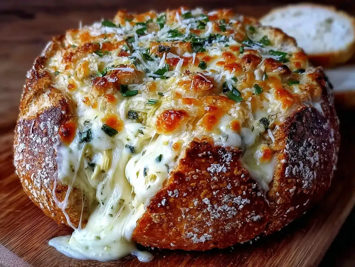 four-cheese hot artichoke spinach dip preparation steps