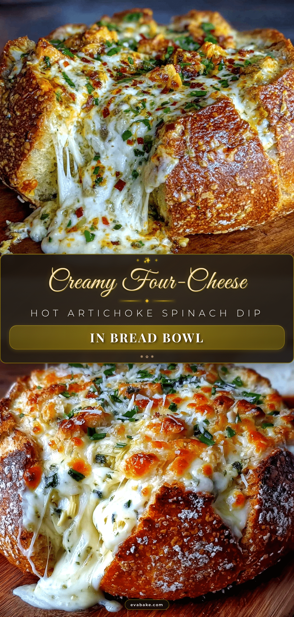 four-cheese hot artichoke spinach dip recipe