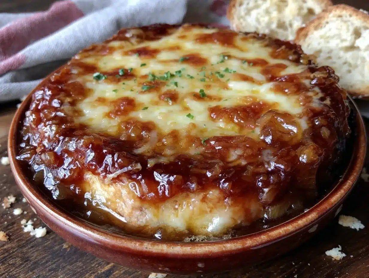 French onion soup preparation steps