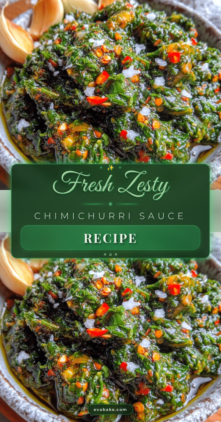 fresh chimichurri sauce recipe