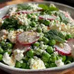 fresh classic spring pea salad - featured image