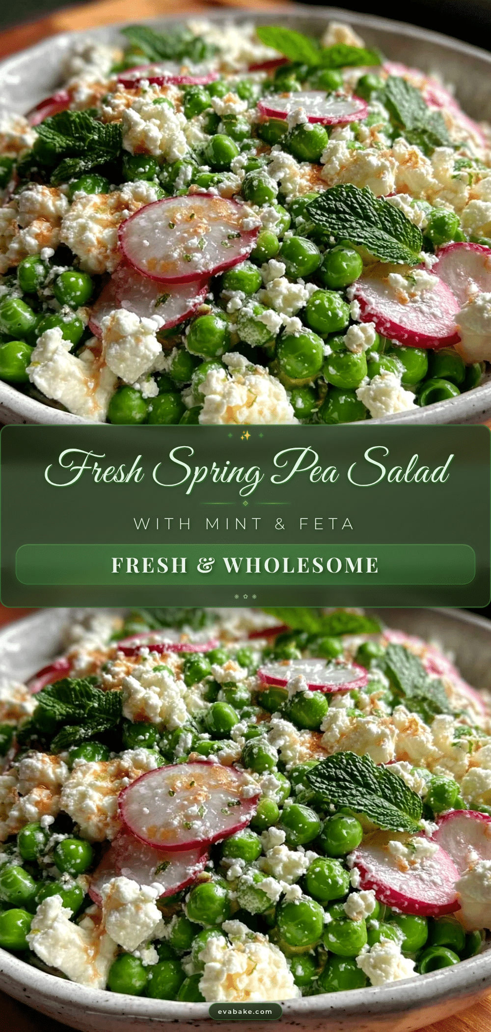 fresh classic spring pea salad recipe