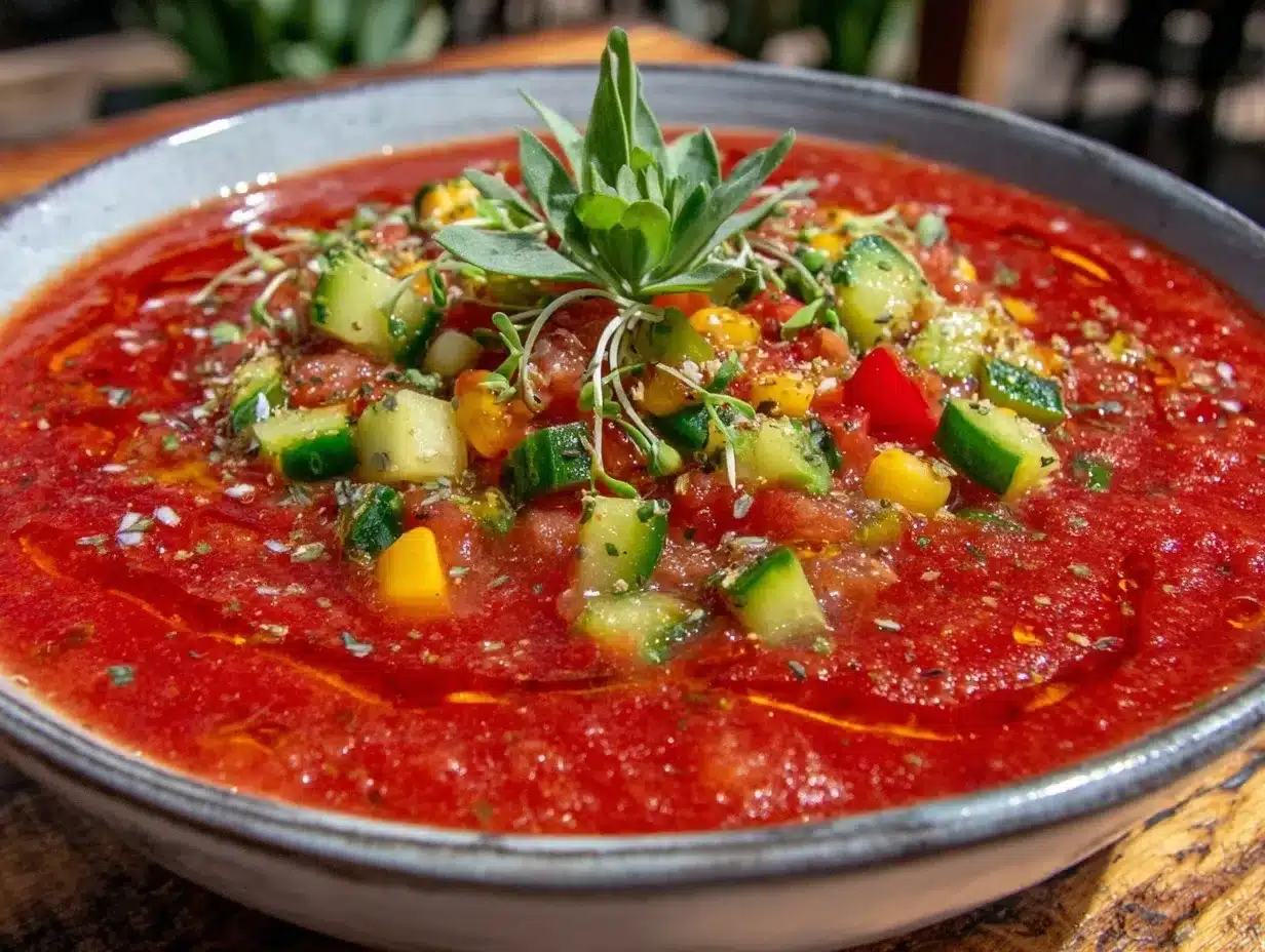 fresh gazpacho recipe preparation steps