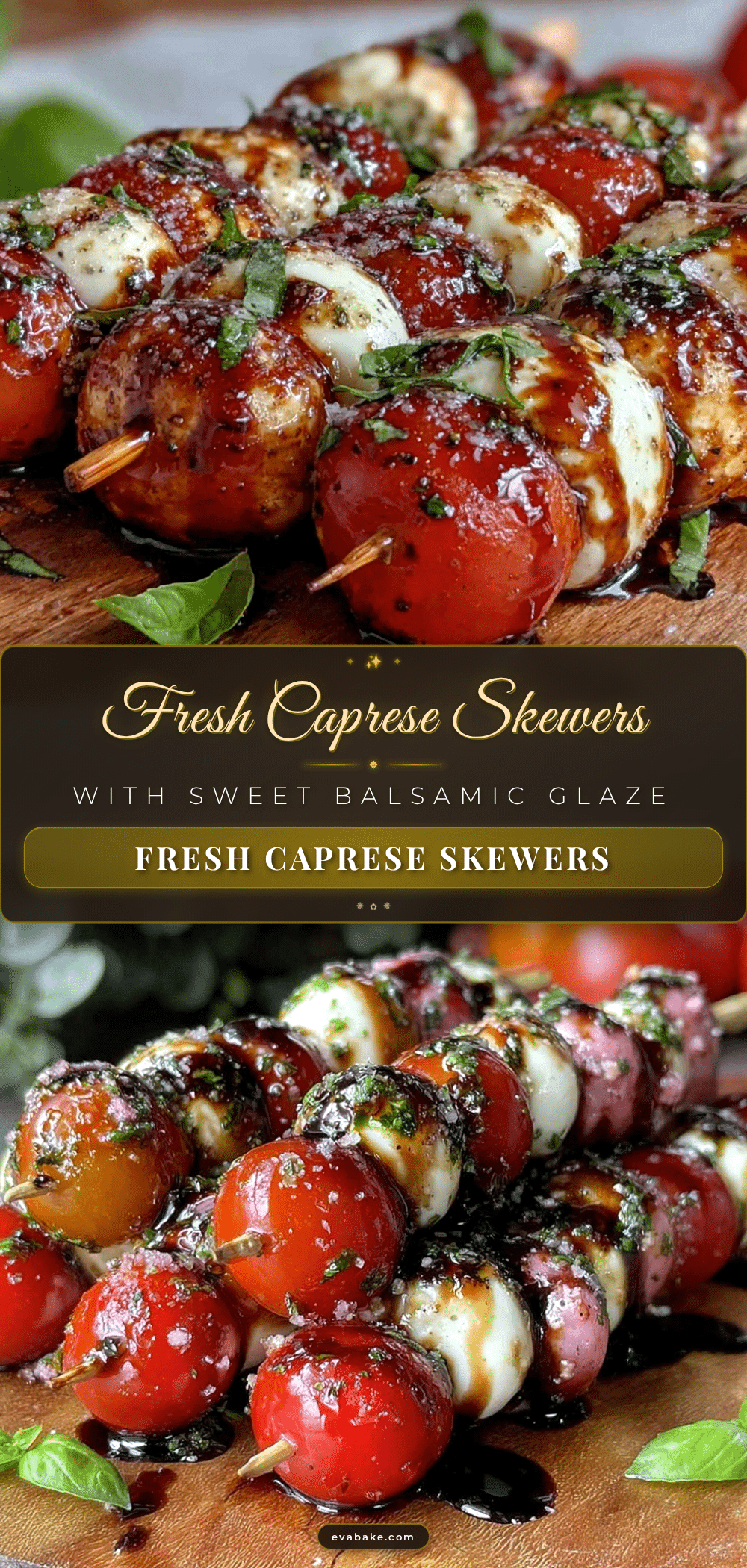 fresh healthy caprese skewers recipe