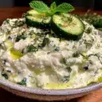 fresh homemade tzatziki sauce - featured image