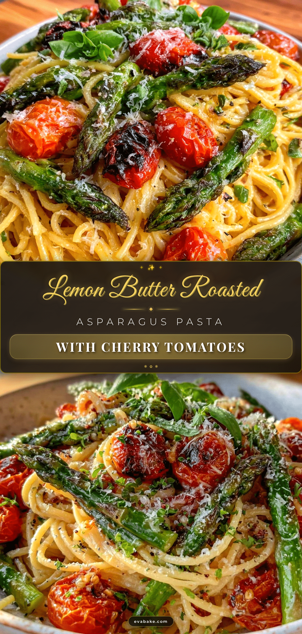 fresh roasted asparagus and cherry tomato pasta recipe