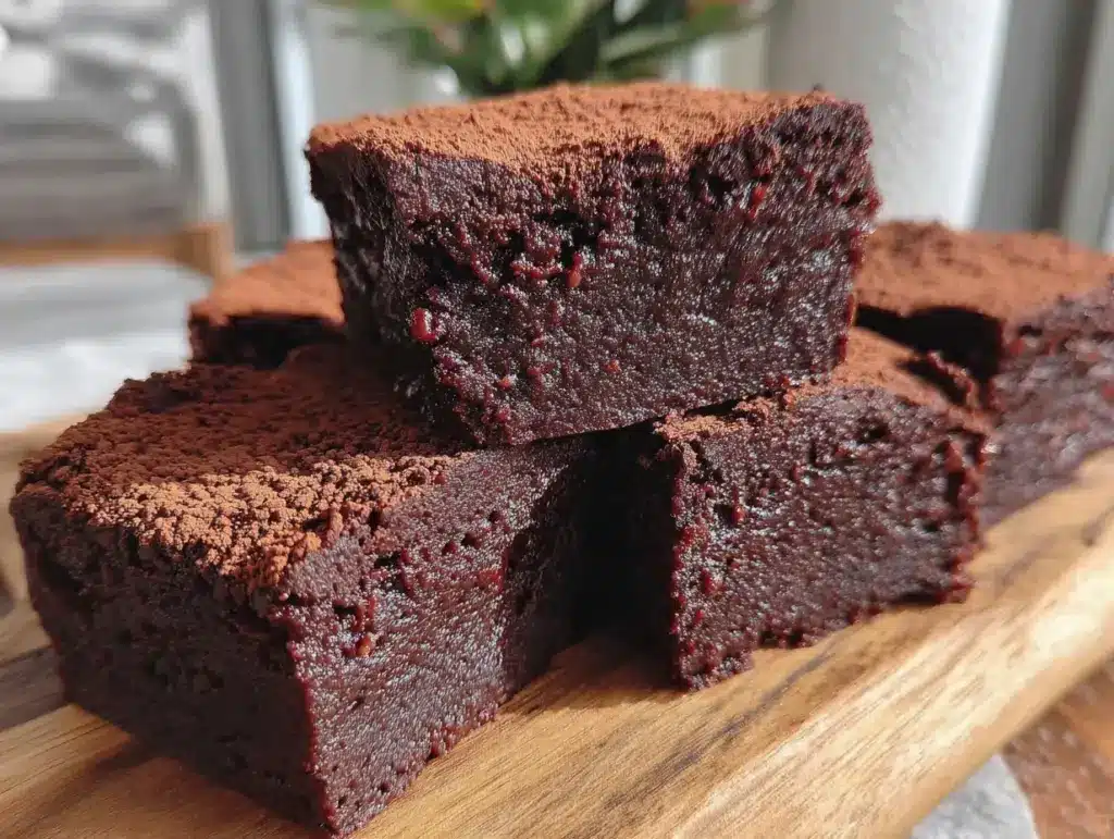 fudgy one-bowl brownies - featured image