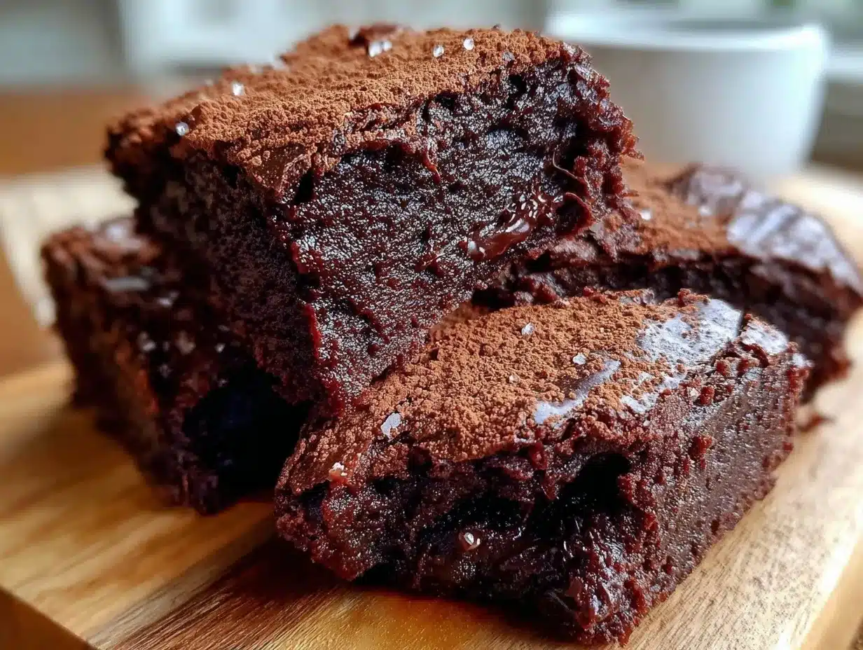 fudgy one-bowl brownies preparation steps