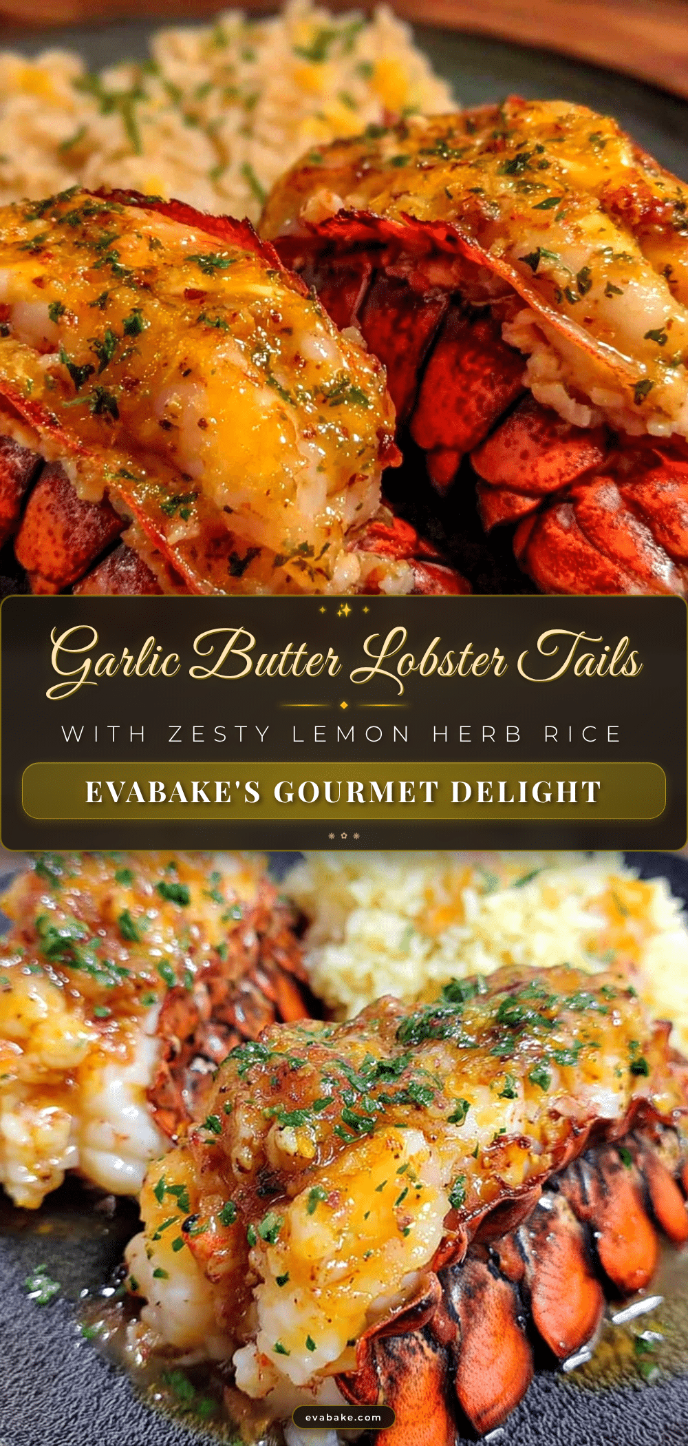 garlic butter lobster tails recipe