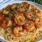 garlic butter shrimp scampi - featured image