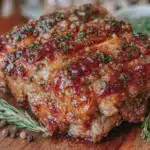 garlic herb roasted leg of lamb - featured image