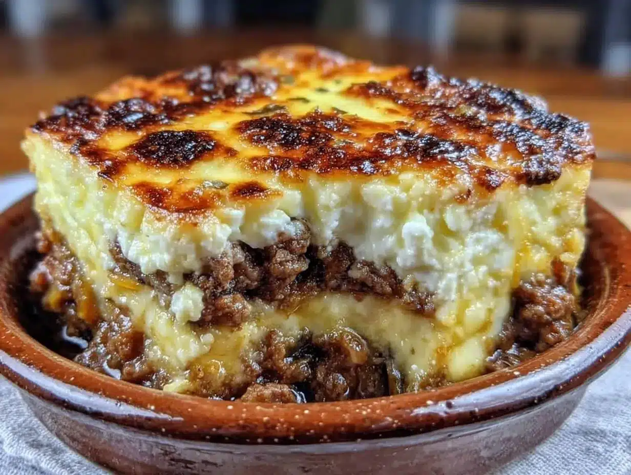 Greek moussaka recipe preparation steps