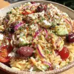 Greek Orzo Pasta Salad - featured image