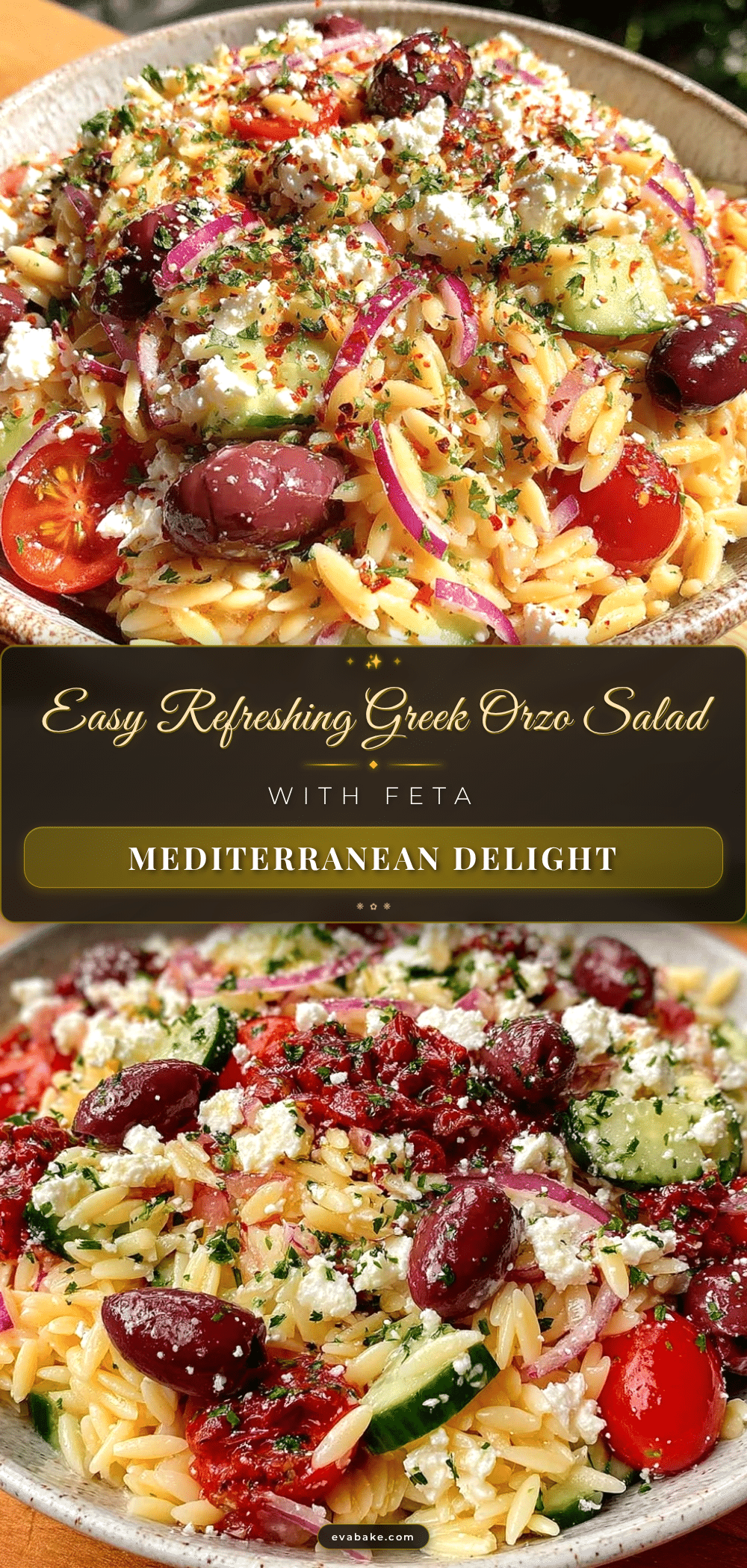 Greek Orzo Pasta Salad recipe