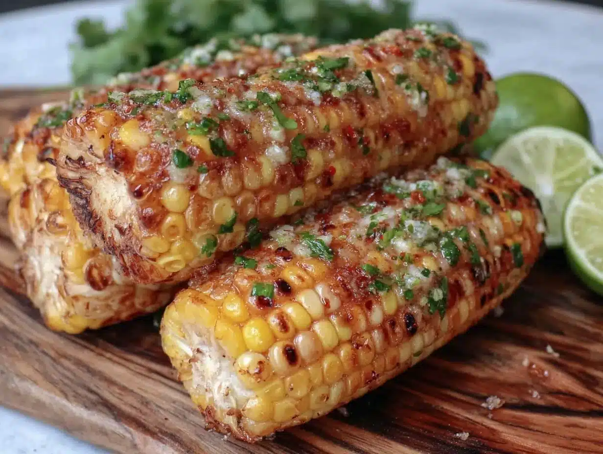 grilled corn on the cob preparation steps