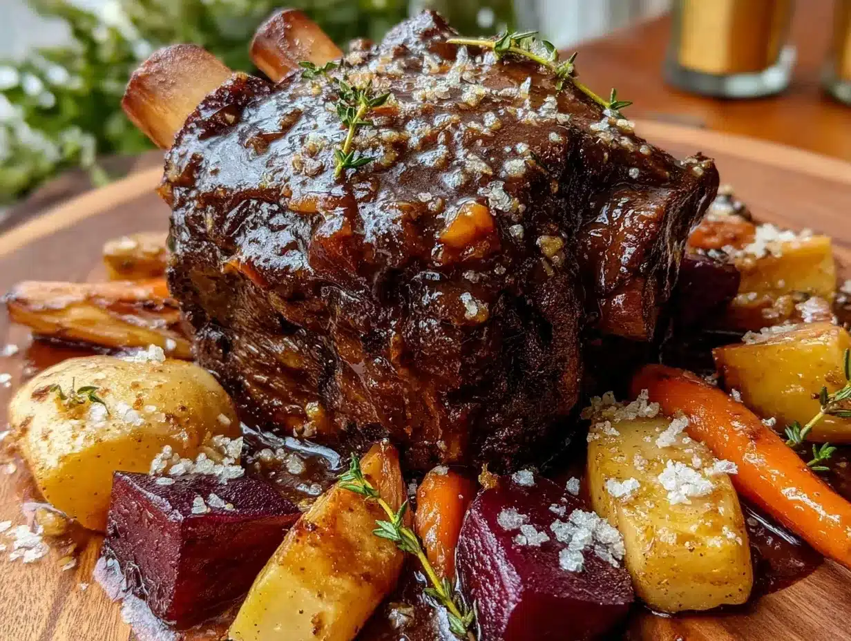 guinness braised lamb shanks preparation steps