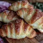 homemade buttery croissants recipe - featured image