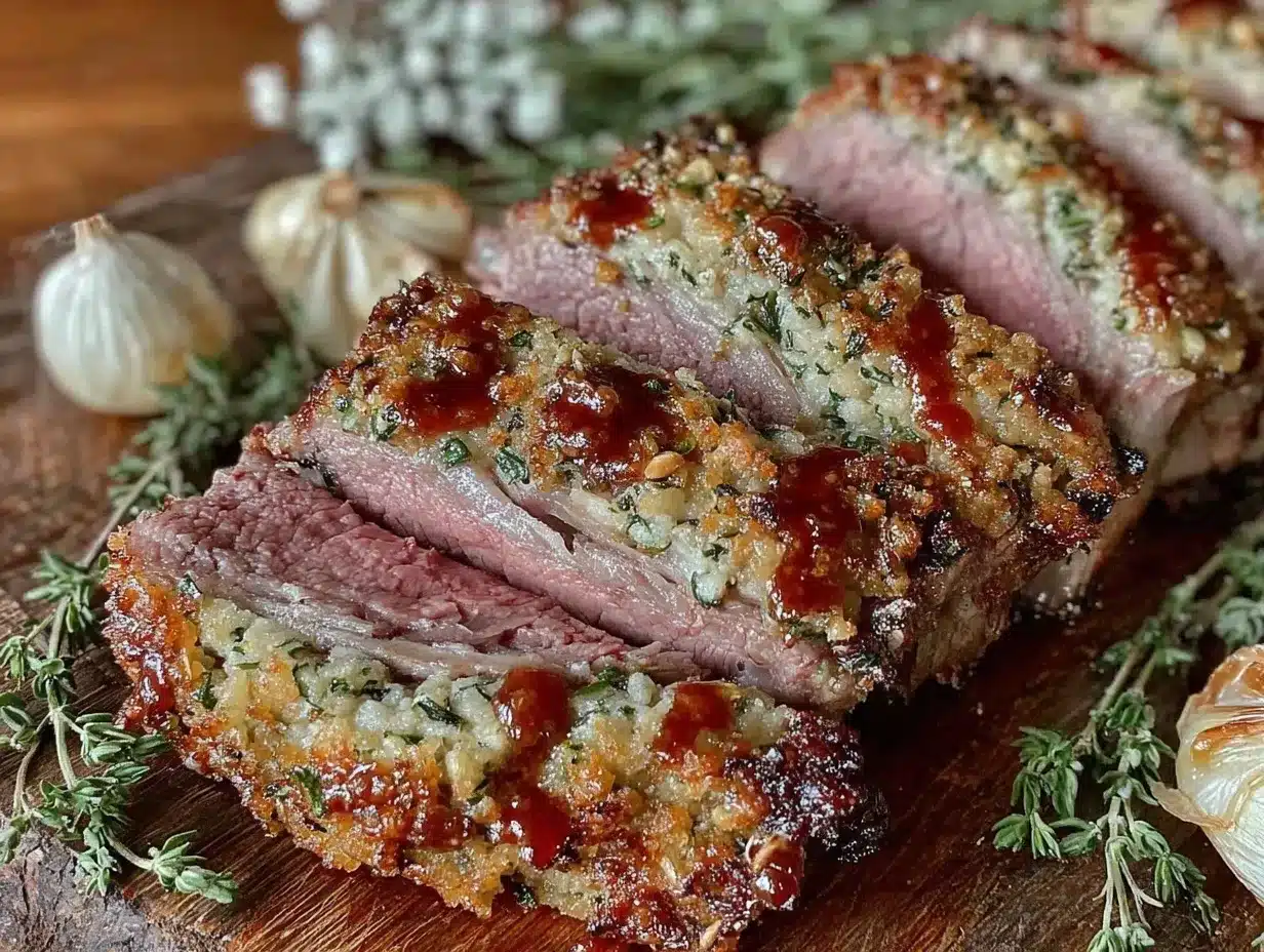 honey dijon roasted lamb rack preparation steps