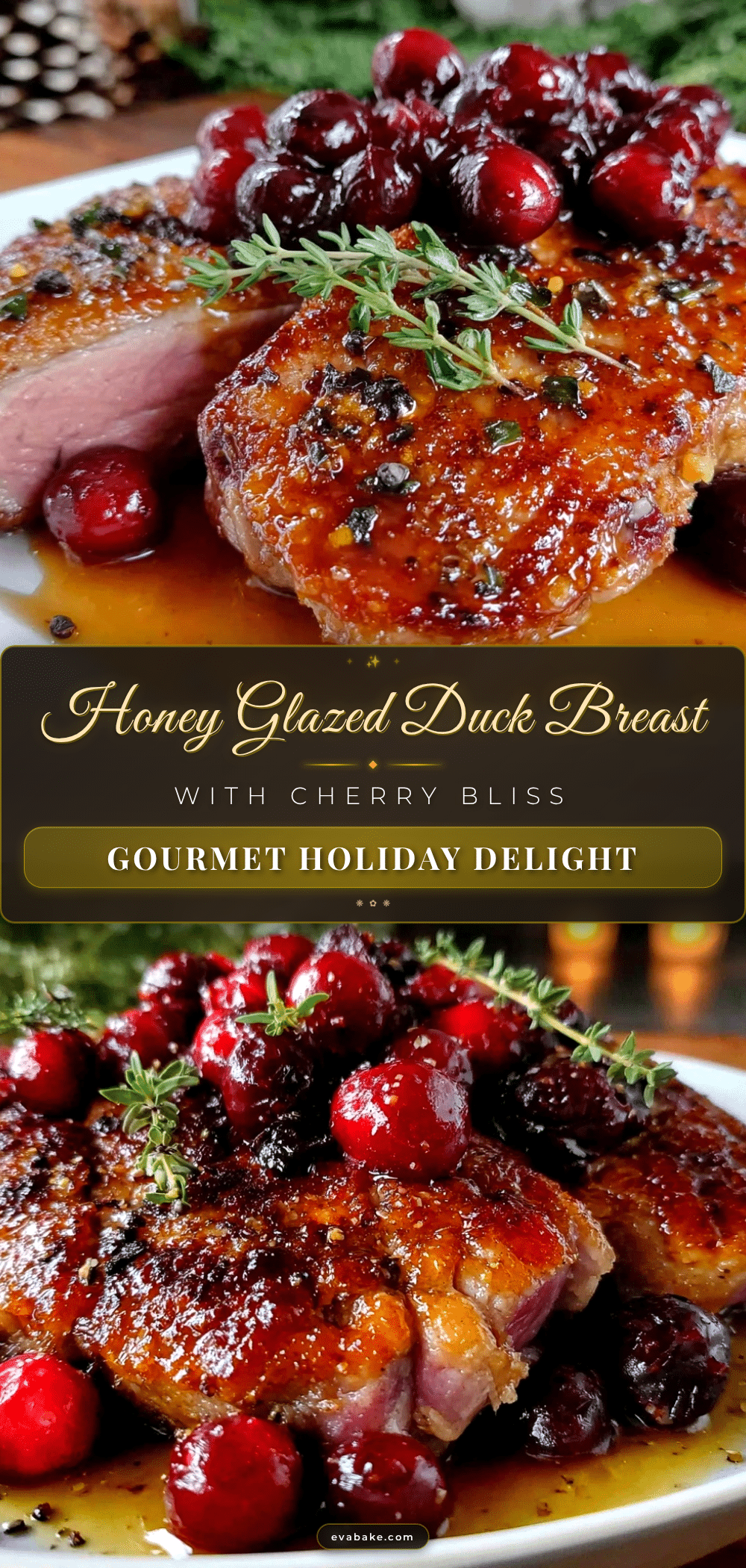 honey glazed duck breast recipe