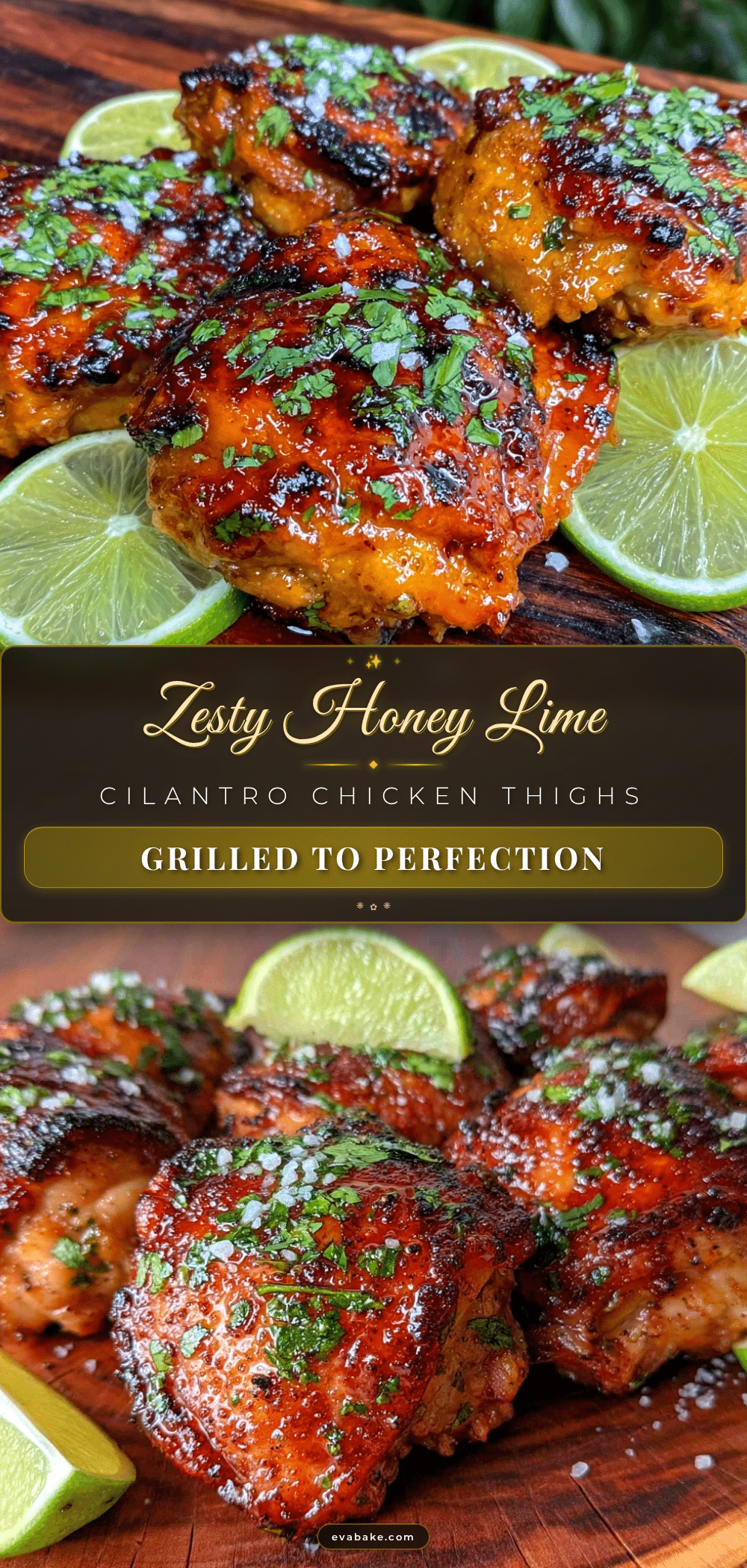 honey lime cilantro grilled chicken thighs recipe