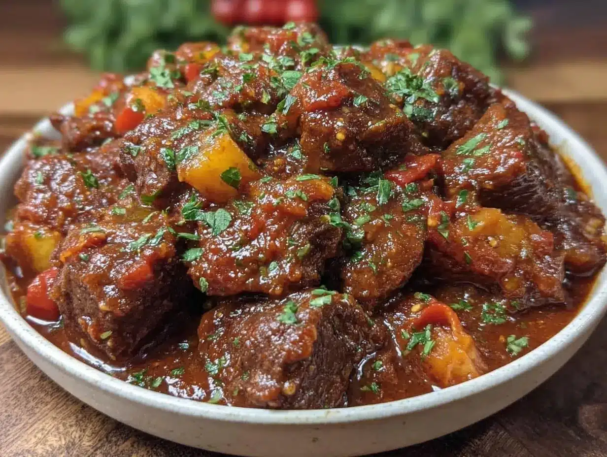 Hungarian goulash recipe preparation steps