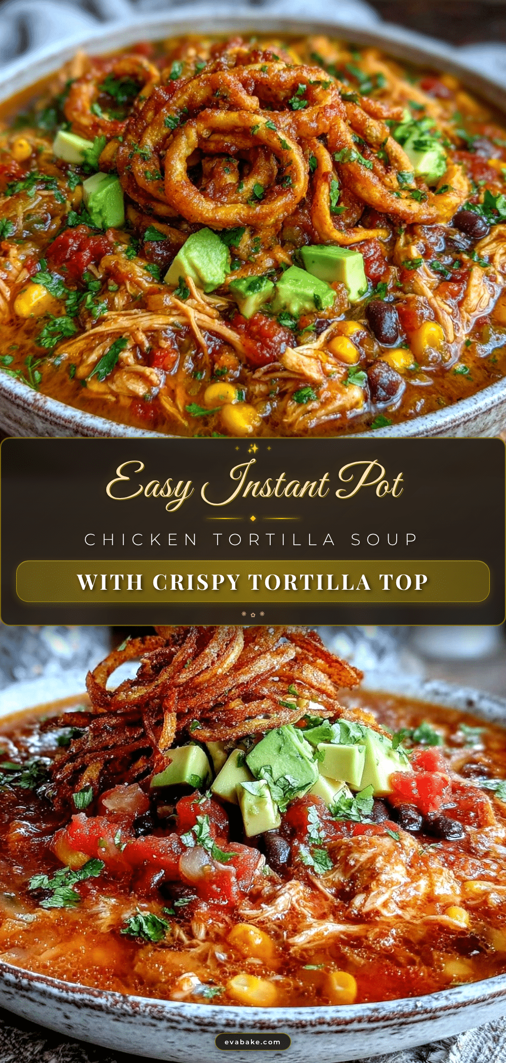 instant pot chicken tortilla soup recipe