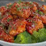 instant pot honey sesame chicken - featured image
