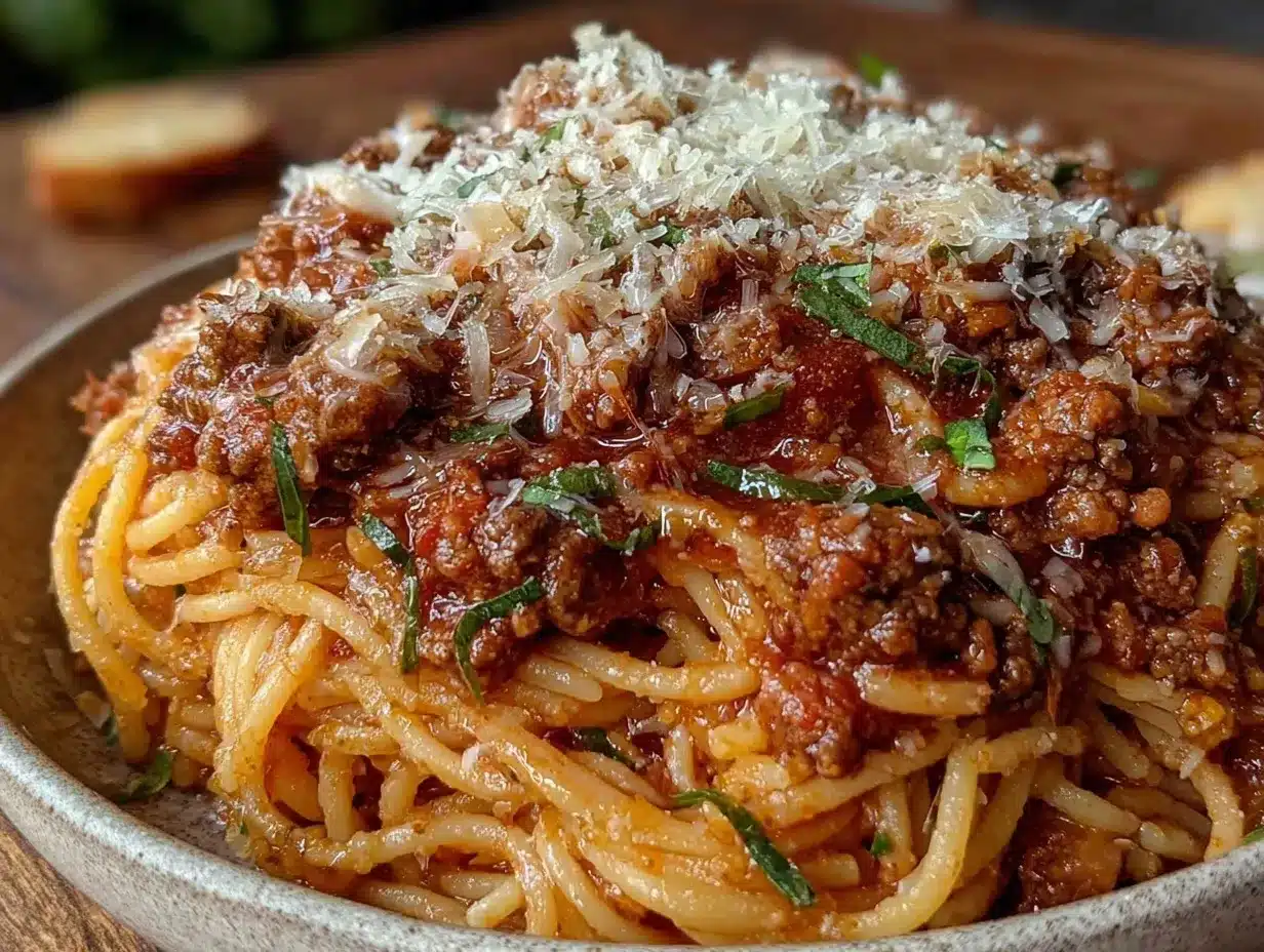instant pot spaghetti and meat sauce preparation steps
