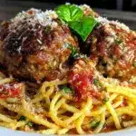 Instant Pot spaghetti and meatballs - featured image