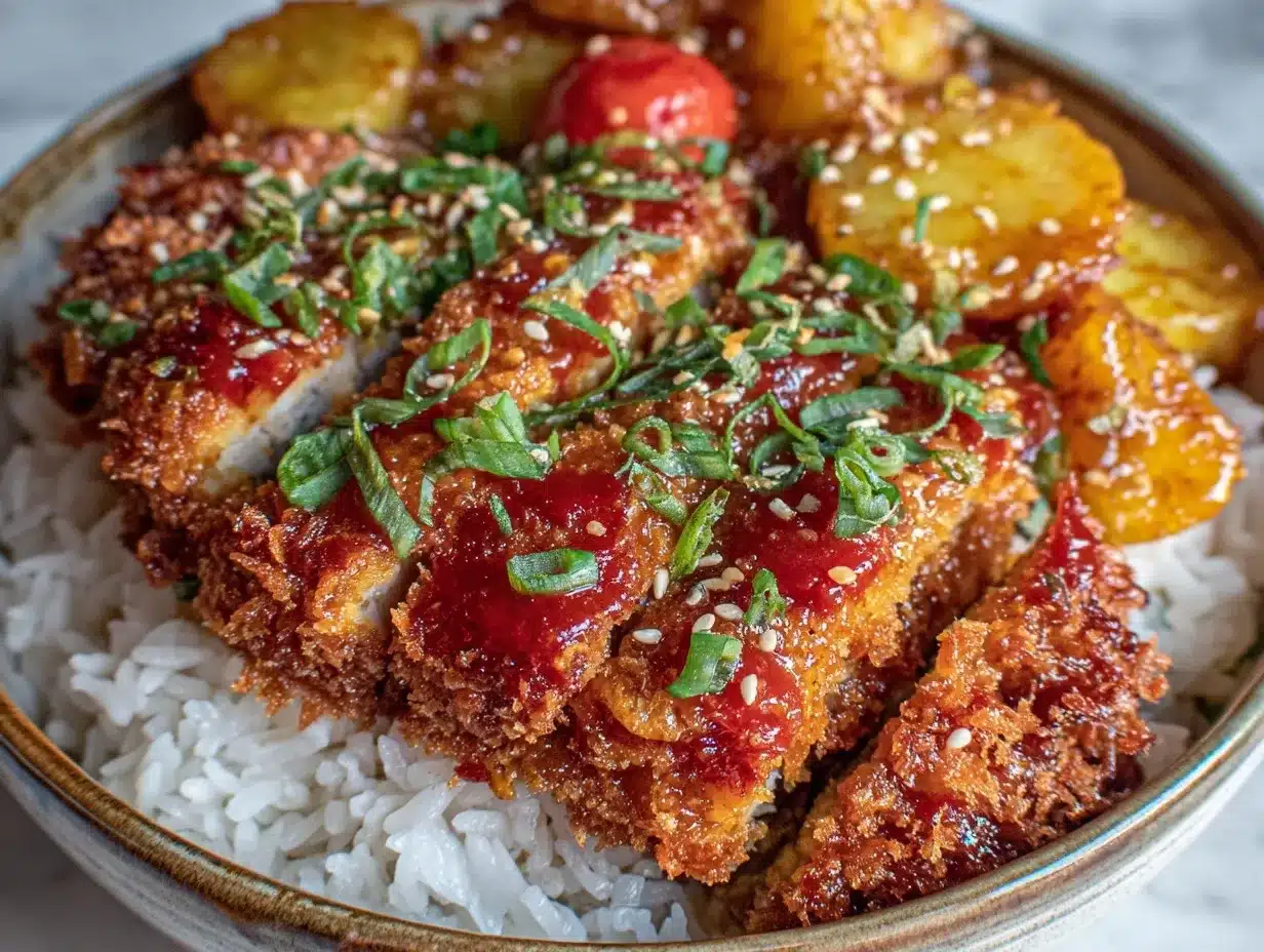 japanese katsu curry pork cutlet preparation steps