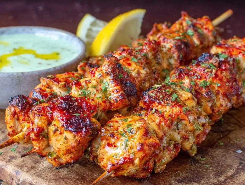 lebanese chicken kebabs - featured image