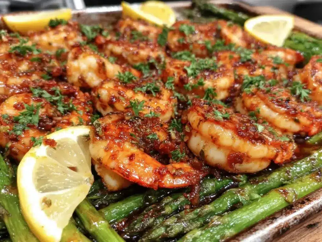 lemon garlic butter shrimp - featured image