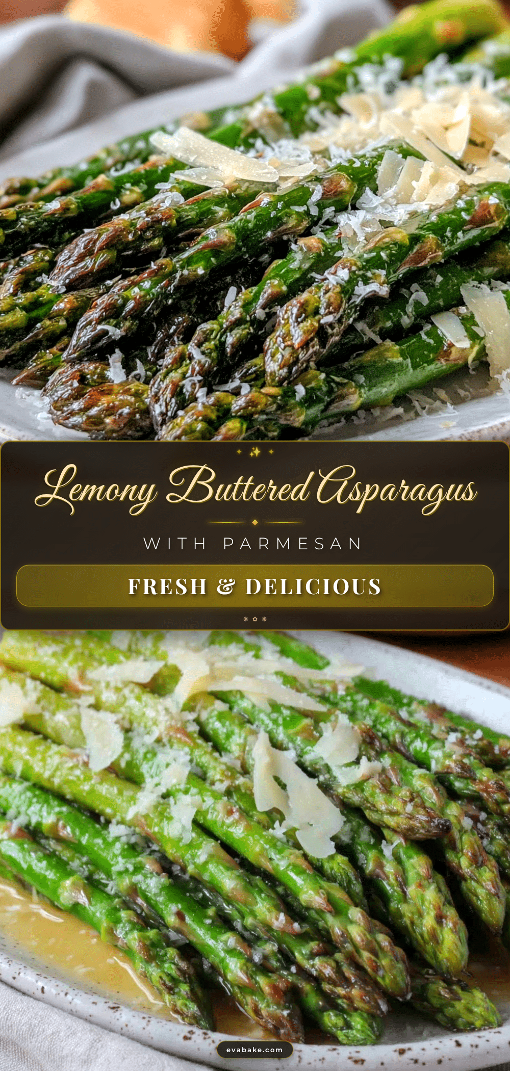 lemony buttered asparagus with parmesan recipe