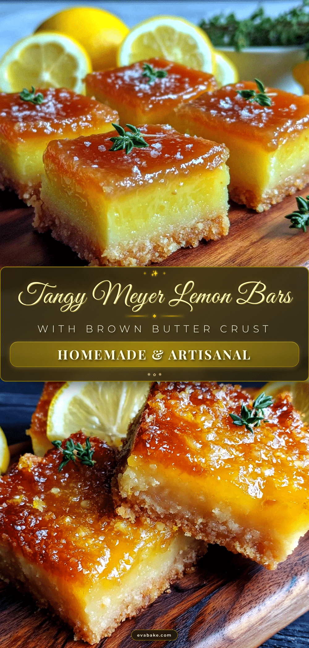 Meyer Lemon Bars recipe