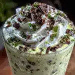 mint chocolate Shamrock shake - featured image