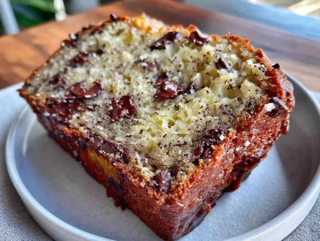 moist sour cream banana bread - featured image