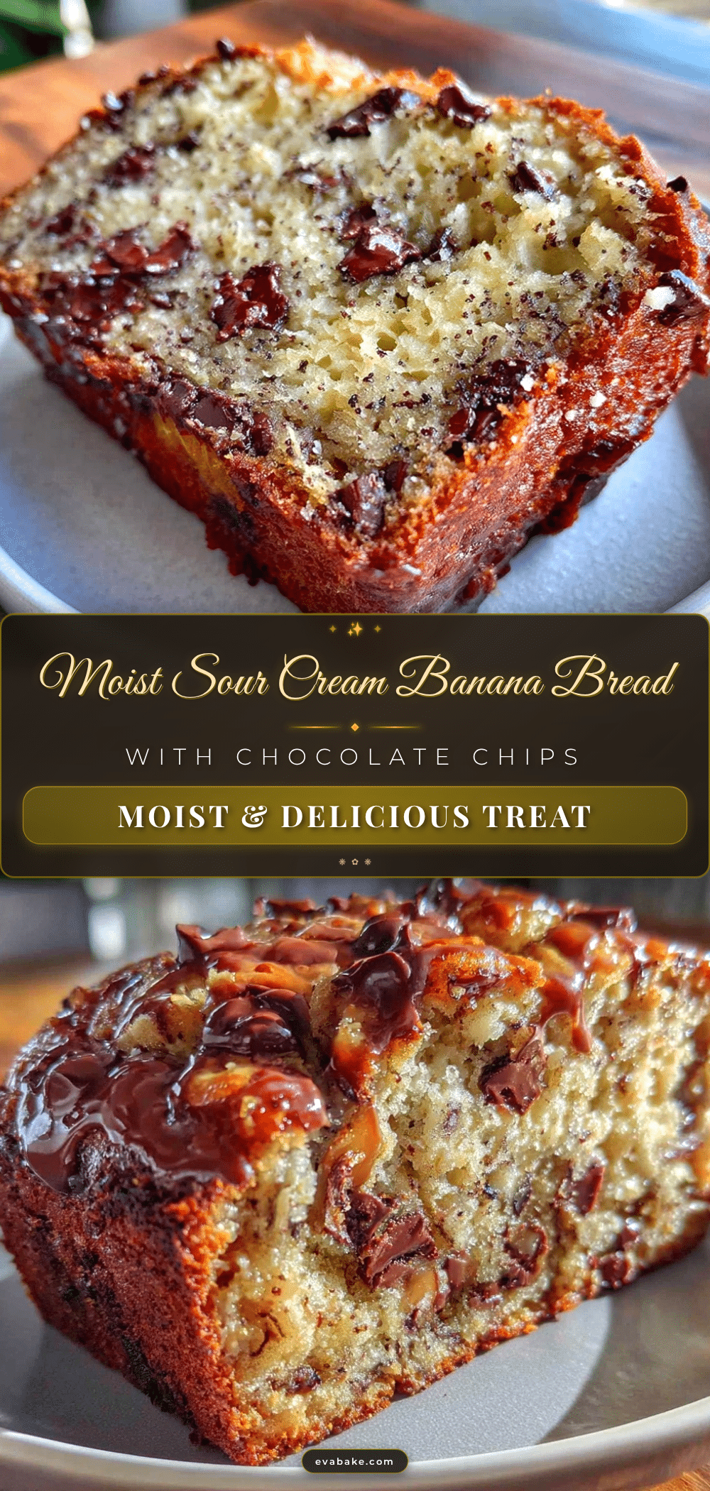 moist sour cream banana bread recipe