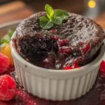 molten chocolate soufflé - featured image