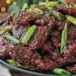 Mongolian beef recipe - featured image