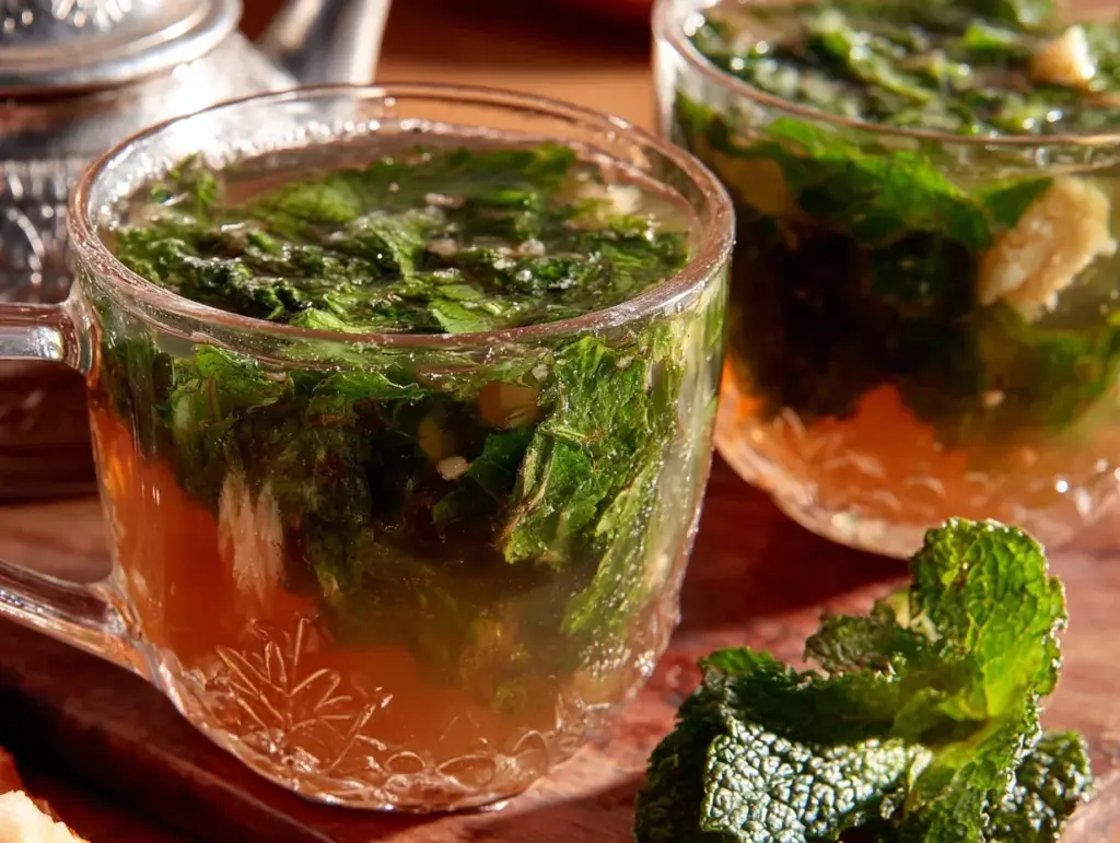 moroccan mint tea recipe - featured image