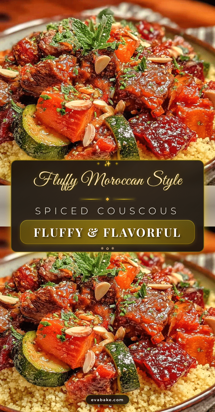 moroccan style couscous with slow-cooked lamb recipe