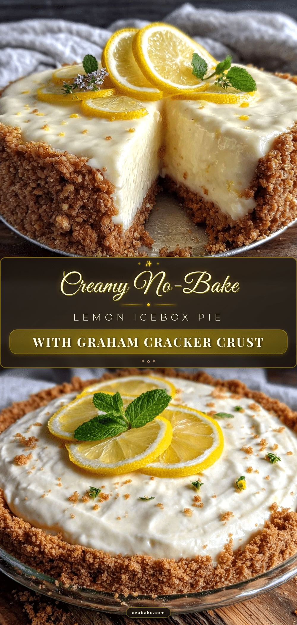 no bake lemon icebox pie recipe